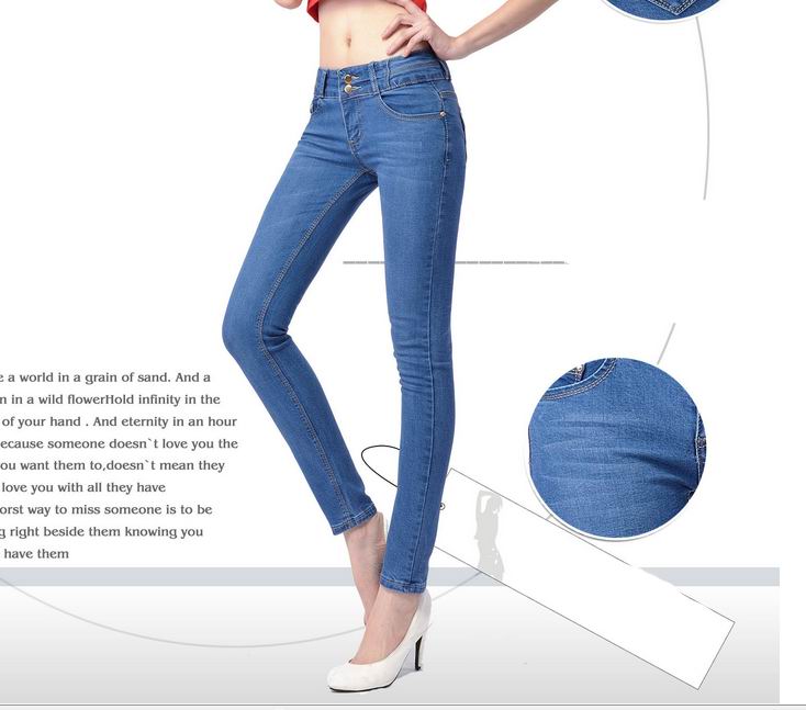 F8469 sexy pencil Jean